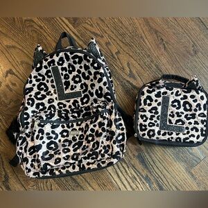 Backpack & Matching Lunchbox -Initial L